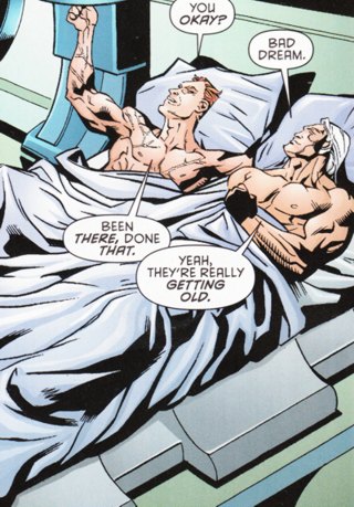 Midnighter and Apollo, I am fucking shocked and appalled. 