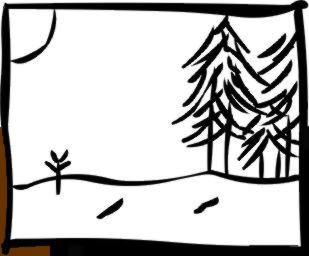 A dark and scary forest